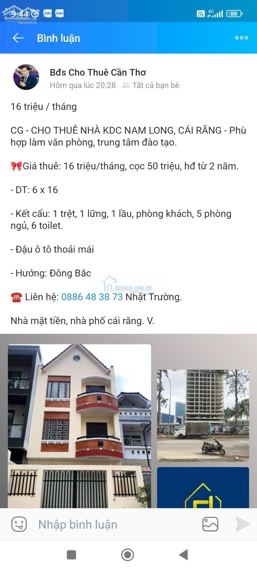 Nhà mặt tiền kdc Nam Long 5 phòng ngủ