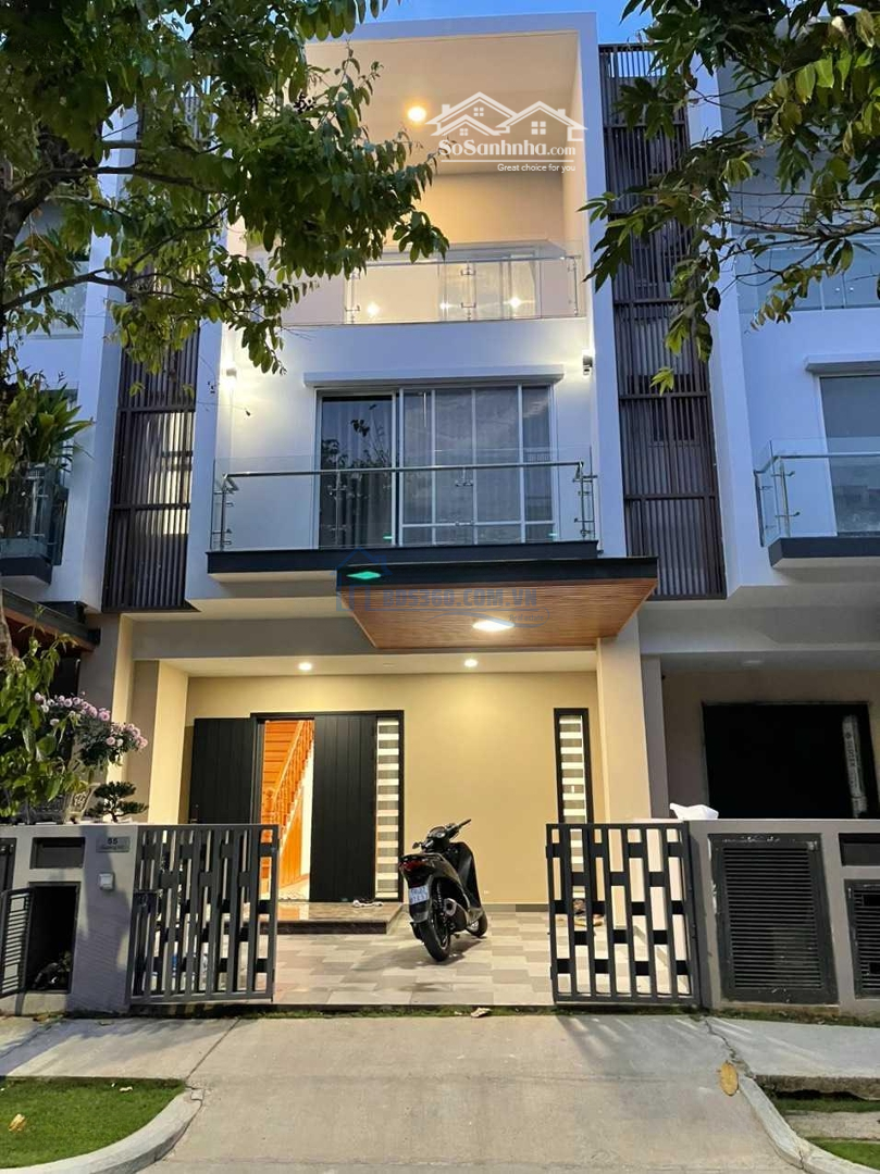 Cho Thuê Nhà Nguyên Căn Palm City Mới Đẹp, 3 Tầng, 220M2 Sàn, Đầy Đủ Nội Thất Cơ Bản, Giá Bán 57 Triệu