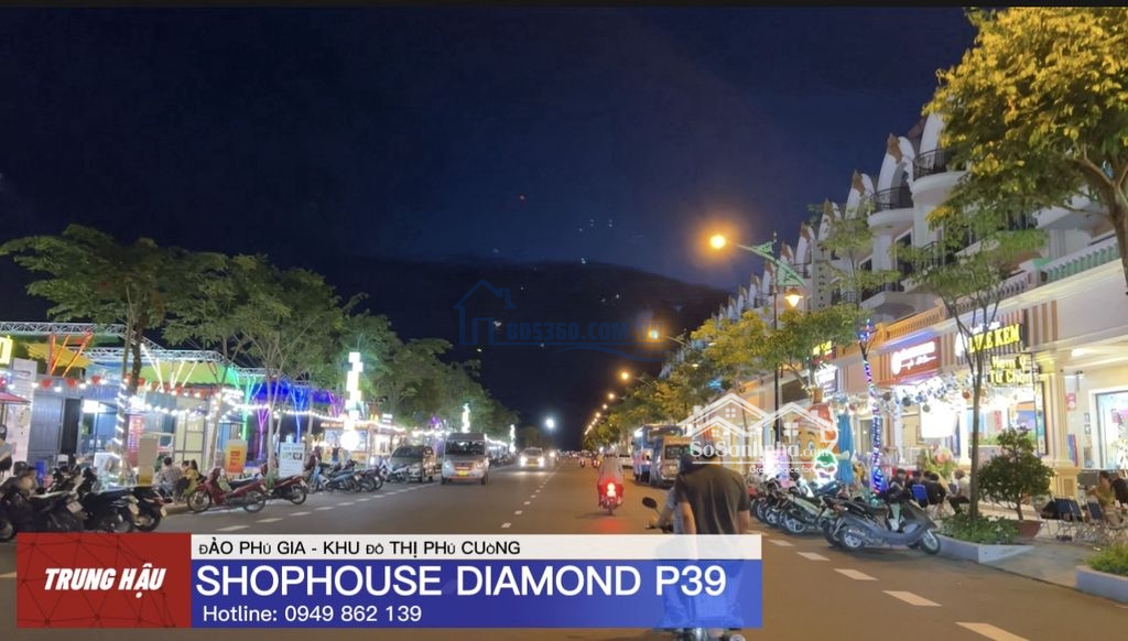 Shophouse Đảo Phú Gia Phú Cường, 5X24, 4 Tầng, Hoàn Thiện, Sổ Hồng