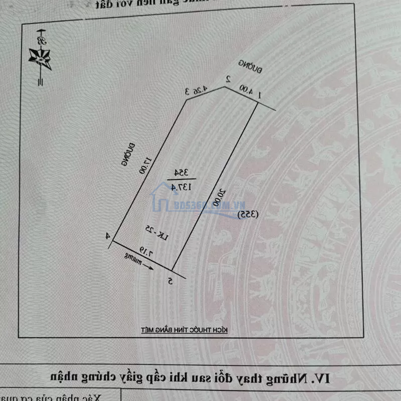 Lô Góc 137m2, đất đấu giá Phan Văn Chí - Hưng Lộc, TP Vinh