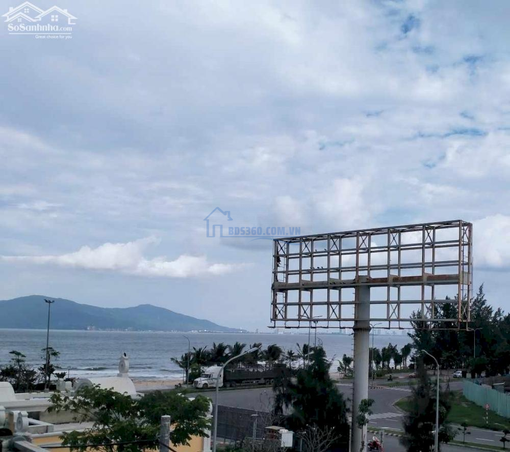 ► Mặt Tiền Nguyễn Tất Thành, Bãi Tắm, Công Viên, 122m2, 4 tầng, ngang 7.5m