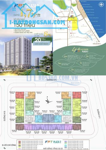 Duy nhất căn 2PN 68m2 mặt hướng biển, view đón bình minh cực xịn chỉ 1,5 tỷ