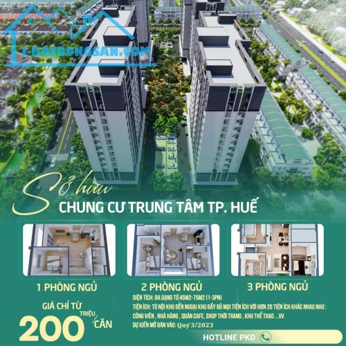 CHỈ CẦN 250TR, ĐÃ SỞ HỮU NGAY CHUNG CƯ BẬT NHẤT TẠI HUẾ. LH 0967139891 HỒNG