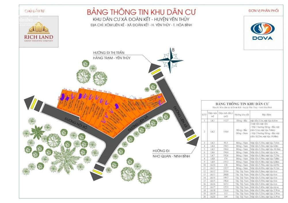 CHỈ TỪ HƠN 100 TRIỆU SỞ HỮU LÔ ĐẤT THỔ CƯ  TẠI YÊN THỦY - HÒA BÌNH