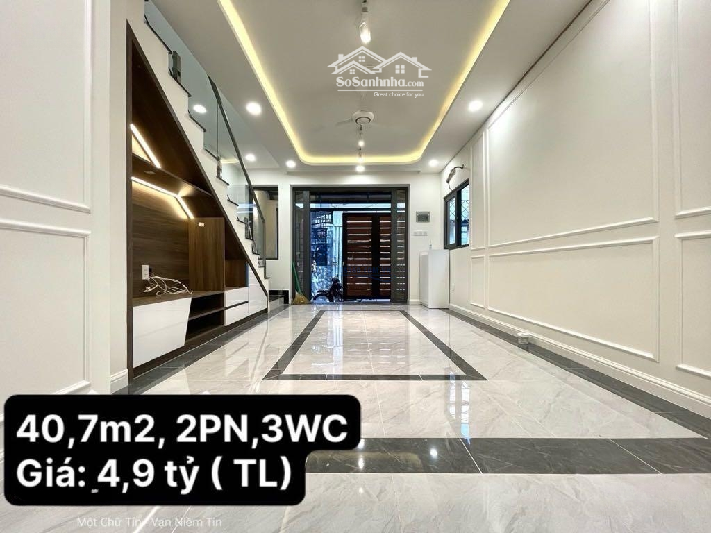 Nhà Mới Vào Ở Ngay,Hẻm Xe Hơi Nhỏ,40M X 2 Tầng, Cách Mặt Tiền 50M, Huỳnh Tấn Phát, Quận 7. Giá Bán4,7 Tỷ