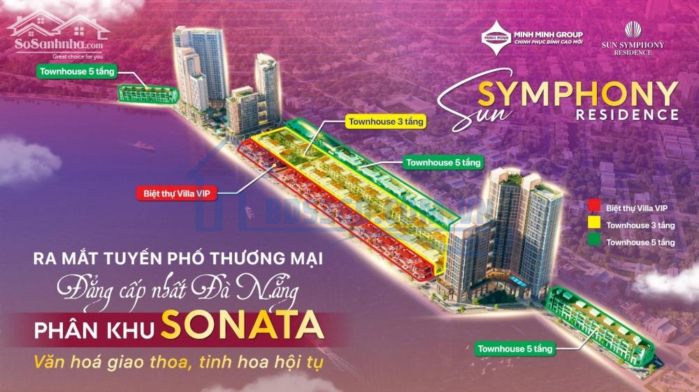 Nhận booking THE SONATA - tuyến phố thương mại ven sông sầm uất nhất nhì Đà Nẵng