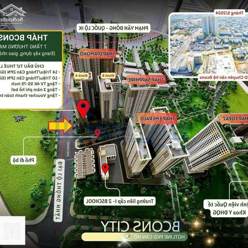 Bán Căn Hộ Bcons City 2Pn 2 Vệ Sinhgiá Chủ Đầu Tư, Có Ưu Đãi Cam Kết Thuê Lại, Quà Tặng Hấp Dẫn