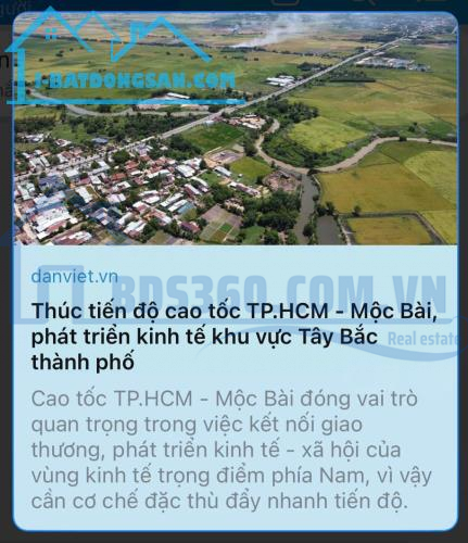 Cần bán lô đất mặt tiền DT 796, Ấp Trà Sim, Ninh Điền, H.Châu Thành, Tây Ninh