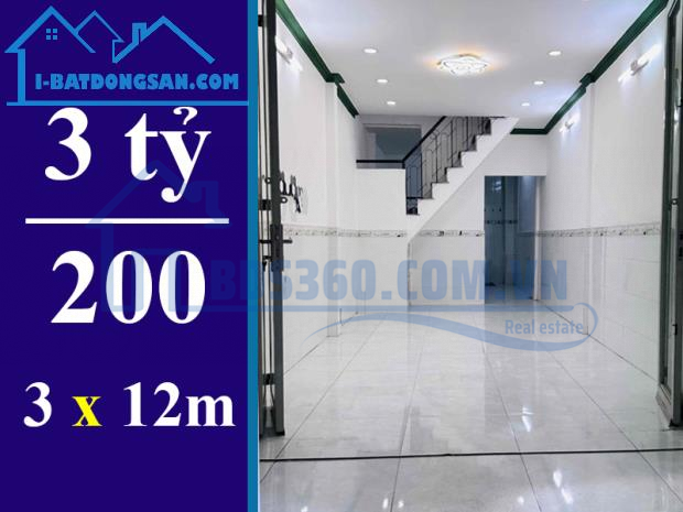 🍀BÁN NHÀ HẺM 205 HUỲNH TẤN PHÁT – TÂN THUẬN ĐÔNG – QUẬN 7. DT: 3 X 12M. SỔ HỒNG RIÊNG