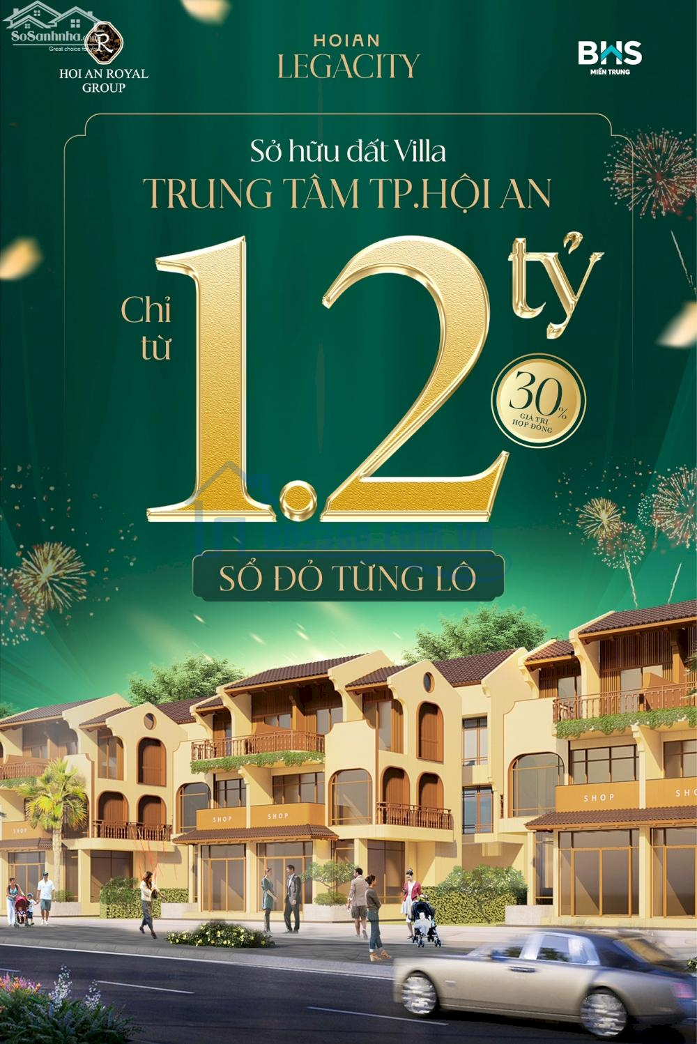 1,5tỷ có ngay đất nền biệt thự, villa 176m2 ngay trung tâm phố cổ, dự án đất Villa cuối cùng Hội An