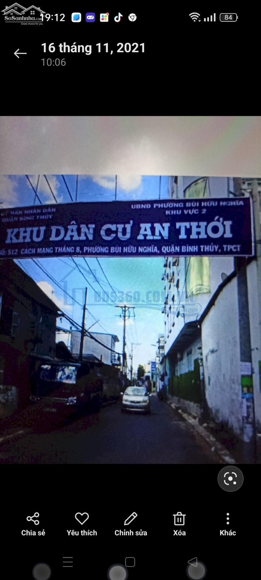 Chính chủ cần bán nhà tại Phường Bùi Hữu Nghĩa, Bình Thủy Cần Thơ