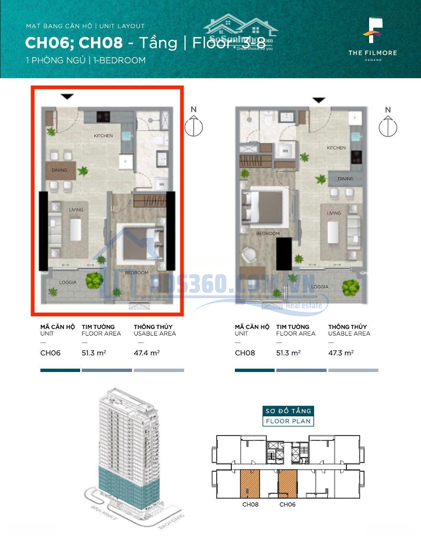 Bán Căn Hộ 1 Phòng Ngủ 51.3M2, View Sông Hàn, Phố Đi Bộ Bạch Đằng Tại Quận Hải Châu, Đà Nẵng