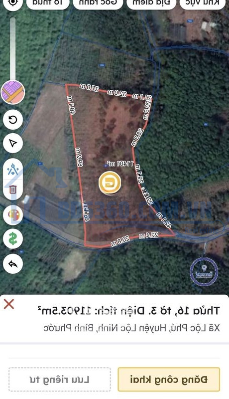 Bán Đất Vườn Huyện Lộc Ninh Bình Phước