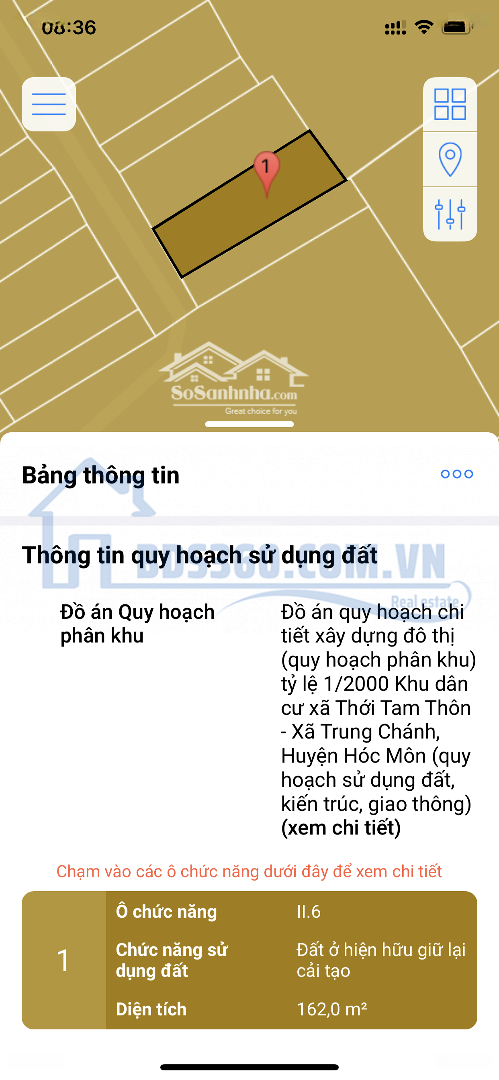 Bán Đất Thổ Cư 6X22M, Đường Tô Ký Vào 150M, Gần Ngã 3 Bầu Xã Thới Tam Thôn