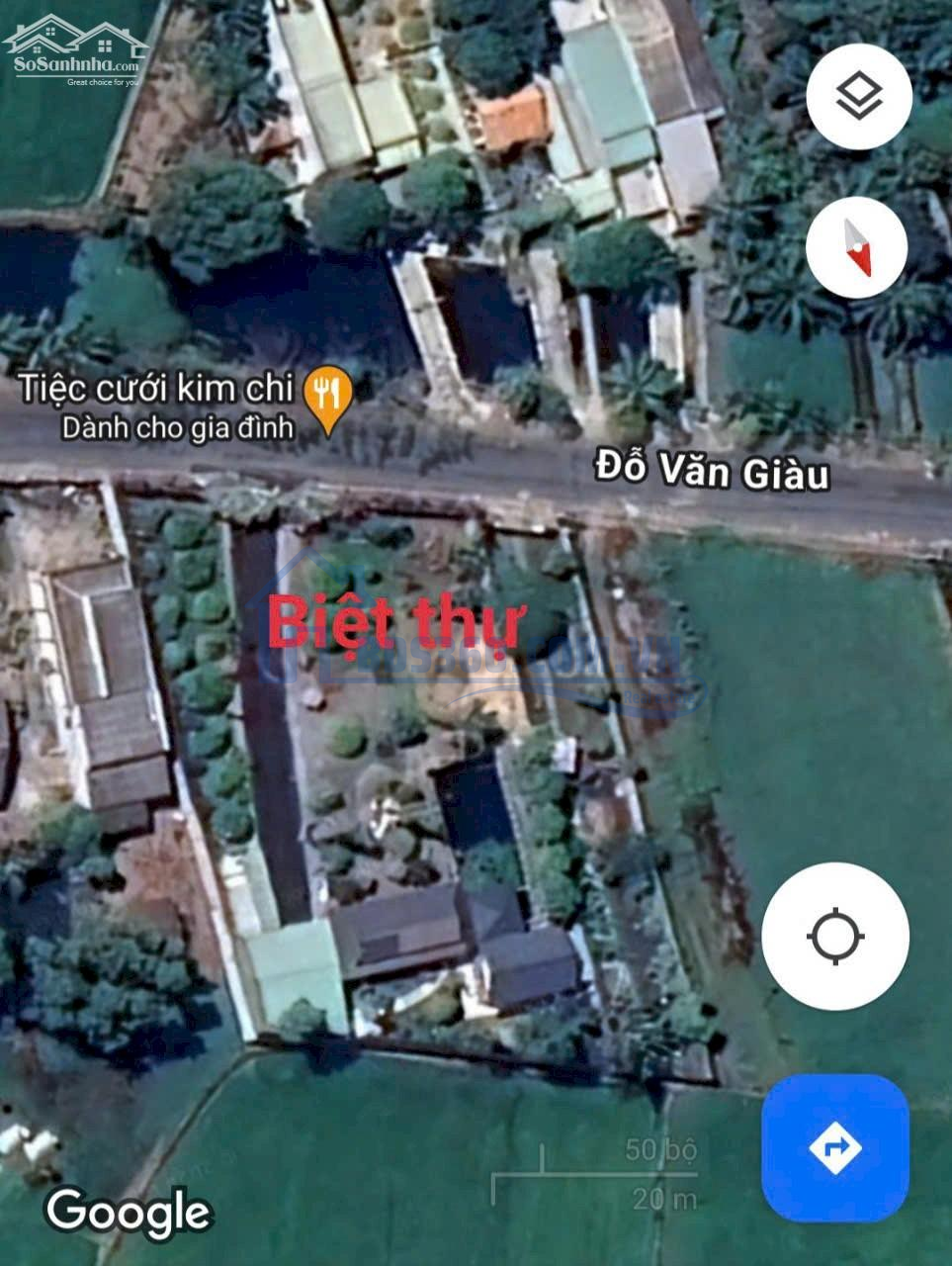 Biệt thự Mt đường Đỗ Văn Giàu, P7 TP Tân An. Cách ủy P7 (500m)