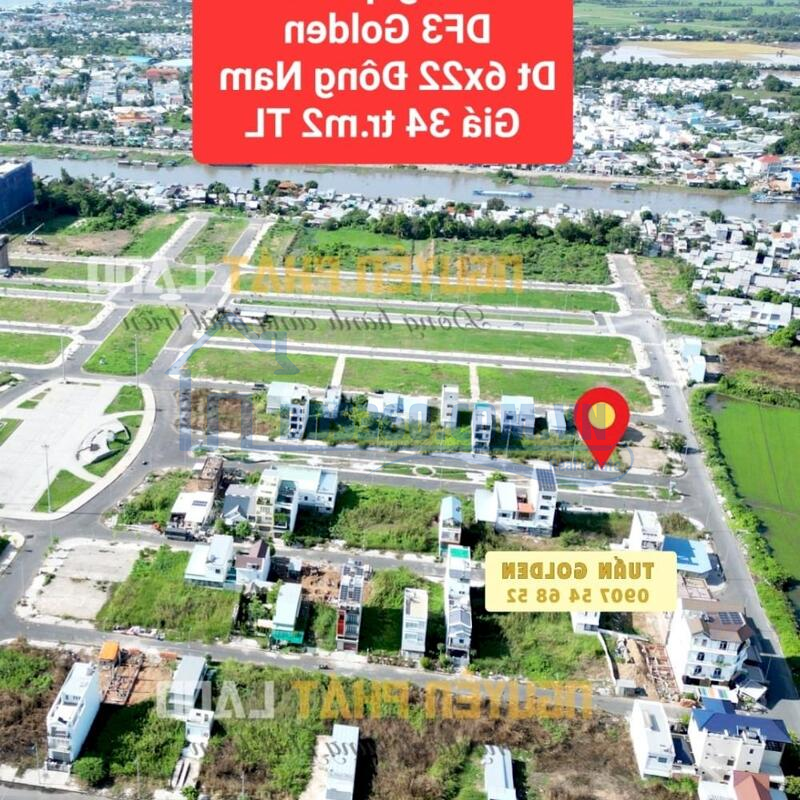 Bán nền Golden City An Giang - Giá chỉ 34tr/m2