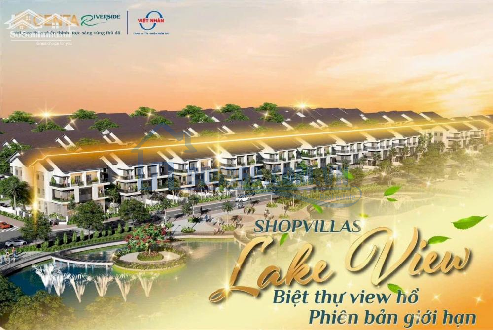 Giá gốc CĐT chỉ 18 căn Shop Villas Lake View Centa Riverside - Biệt thự Song Lập view hồ đẳng cấp