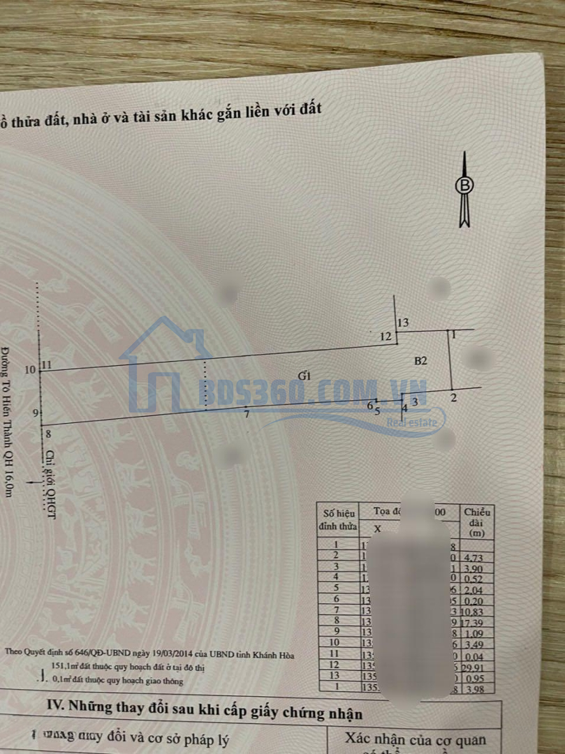 Bán Nhà 6 Tầng Mặt Tiền Đường Tô Hiến Thành, P Tân Lập, Tp Nha Trang Có Thang Máy