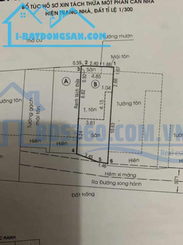 BÁN NHÀTHIJ TRẤN HÓC MÔN-NGANG4,85 DÀI 14-SỔ CÔNG NHẬN 66M-GIÁ 2,250