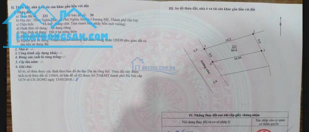 Chính chủ gửi bán 84m2 tại ngay khu công nghiệp Phú Nghĩa giá chỉ hơn 2 tỉ xíu
- Mặt tiền