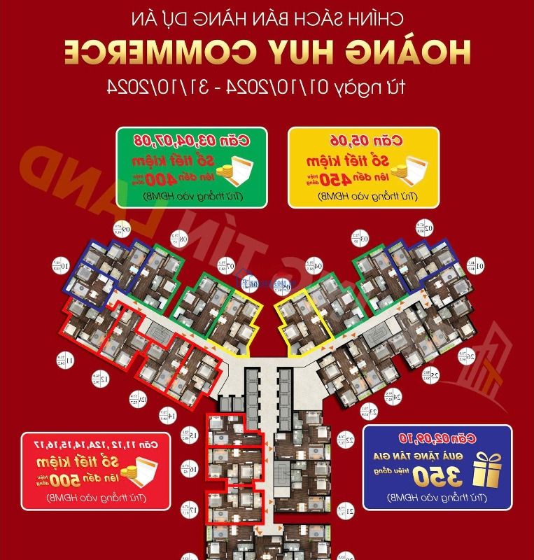 Tháng 10 - Sở Hữu Ngay Căn Hộ The Queen Chính Sách Bùng Nổ Từ Chủ Đầu Tư Hoàng Huy