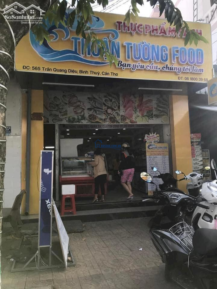 Cho thuê nhà mặt tiền cấp 3, gác gỗ toàn nhà - 565 đường Trần Quang Diệu, P. An Thới, Q. Bình Thuỷ, TP Cần Thơ.