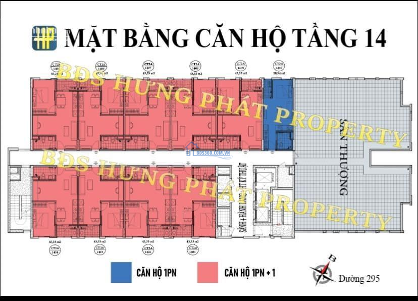 Bán căn 1,5 phòng ngủ tầng trung và tầng cao Grandhome, Yên Phong, Bắc Ninh