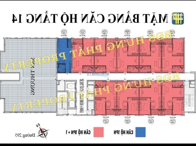 Bán căn 1,5 phòng ngủ tầng trung và tầng cao Grandhome, Yên Phong, Bắc Ninh