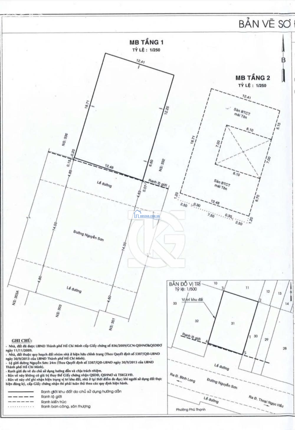 Cho Thuê Nhà: 334 Nguyễn Sơn - P. Phú Thọ Hoà - Quận Tân Phú