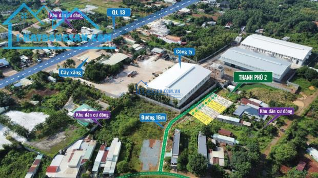 ĐỊNH CƯ SANG ÚC CẦN SANG 15X50=750M2 ĐẤT THỔ CƯ MẶT TIỀN QUỐC LỘ 13, DÂN ĐÔNG GIÁ 370 TR