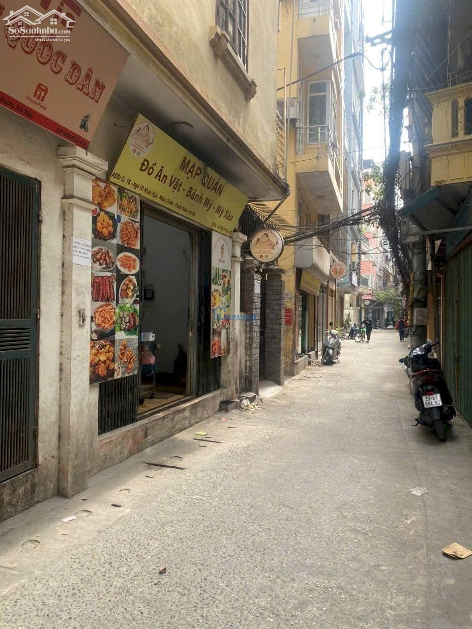 BÁN NHÀ NGÕ 80 NHÂN HOÀ THANH XUÂN, VỊ TRÍ ĐẸP LÔ GÓC Ô TÔ KINH DOANH, DT 102M2 GIÁ CHÀO 27.5 TỶ