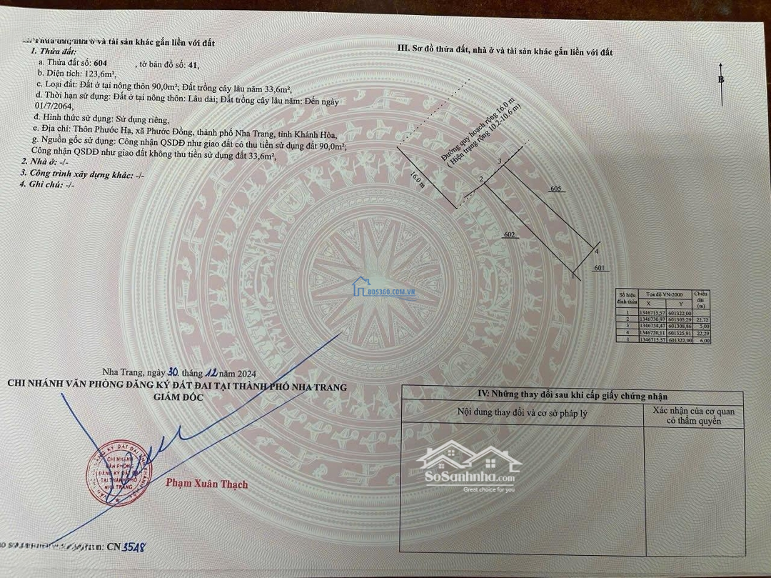 Bán Đất Phước Đồng(Phước Hạ)Đường 10M Ngang 5M - Giá Bán 2,2Tỷ