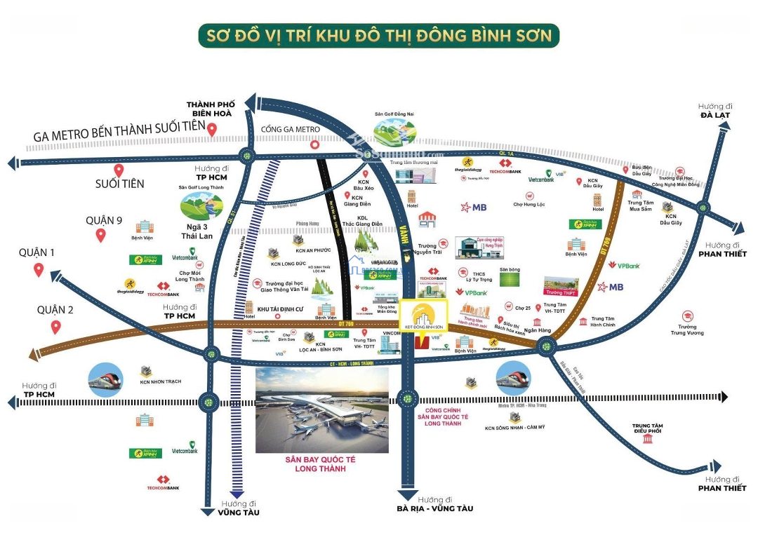 Bán Gấp 168M2 Thổ Cư, Xây Dựng Tự Do, Nằm Ngay Trục Vành Đai 4 Đi Cổng Sân Bay Long Thành 3 Km.