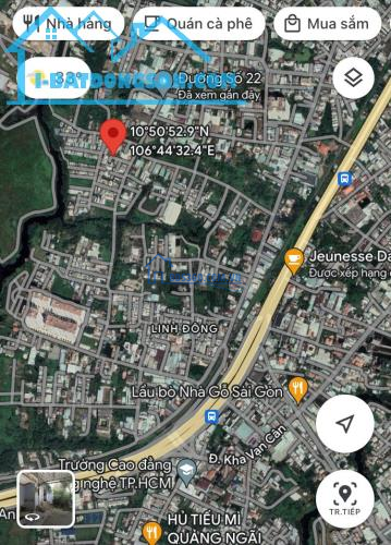 Bán đất đường 22 Linh Đông quận Thủ Đức. HXH. Cách Vành đai 2 chỉ 50m. Sổ sẵn công chứng.