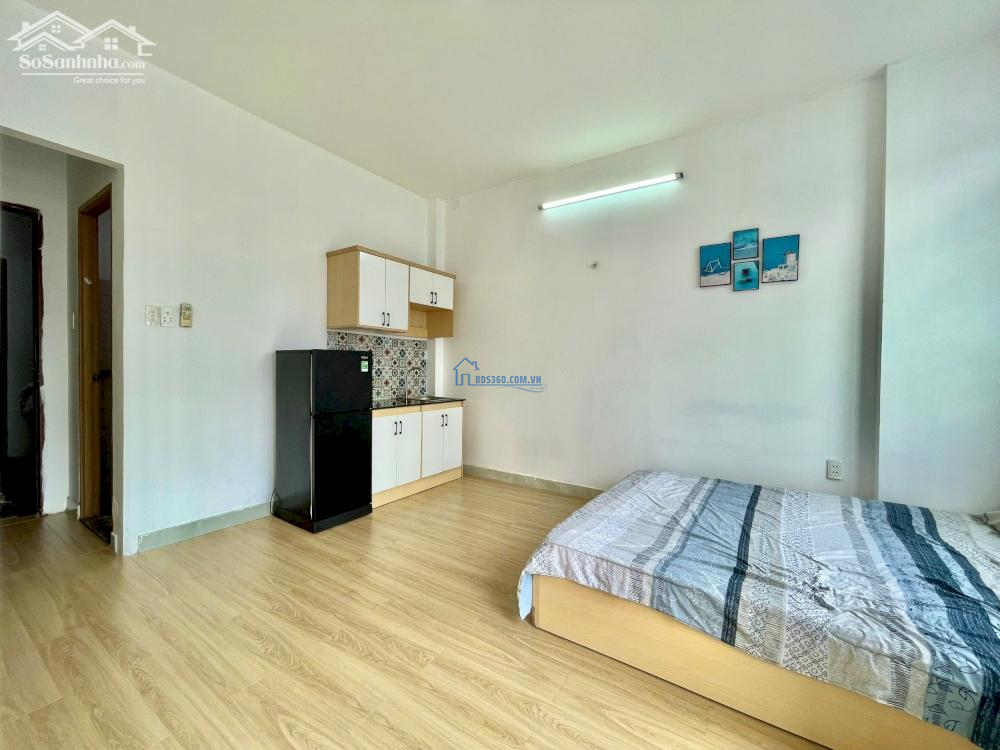 Trống lại căn hộ ban công 30m2 ngay Nơ Trang Long Bình Thạnh