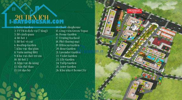 [Nhận giữ chỗ- Có hoàn lại] căn hộ Bcons City, tháp trung tâm thương mại PKD 0903 066 813