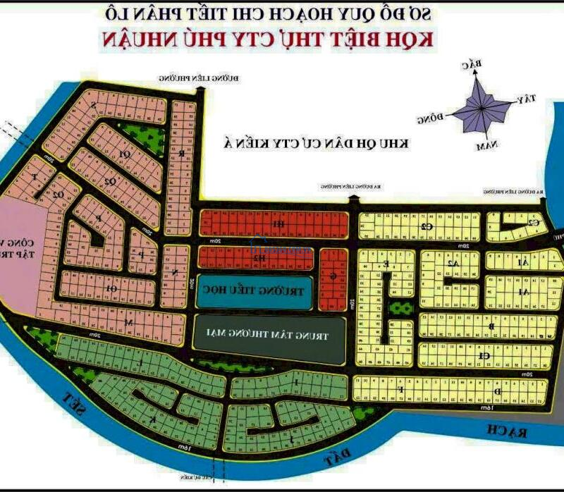 Hàng mới! Bán gấp những lô đẹp BT KDC Phú Nhuận, giá tốt, đường 20m - DT 293m2 - 270m2, kề Global