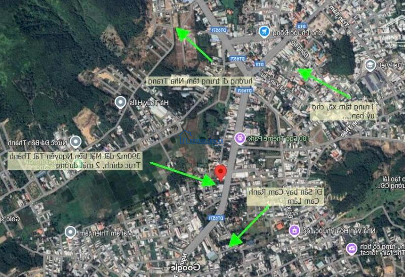 Vị trí đẹp, trục đường chính Nguyễn Tất Thành-Nha Trang.392m2 đất Chỉ cách chợ 400m.