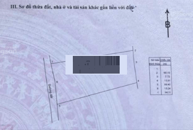 Bán 1.553m2 đất Đá Bạc - Châu Đức đường nhựa xe tải