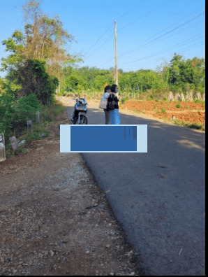 Bán lô đất 210m2 ngang 5m dài 42m 100m2 thổ cư đường nhựa KDC đông