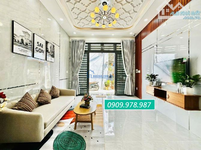 NHÀ MỚI ĐẸP LUNG LINH, FULL NỘI THẤT, 4 TẦNG, 5PN, 60M2 (4X15) CHỈ 5.39 TỶ
