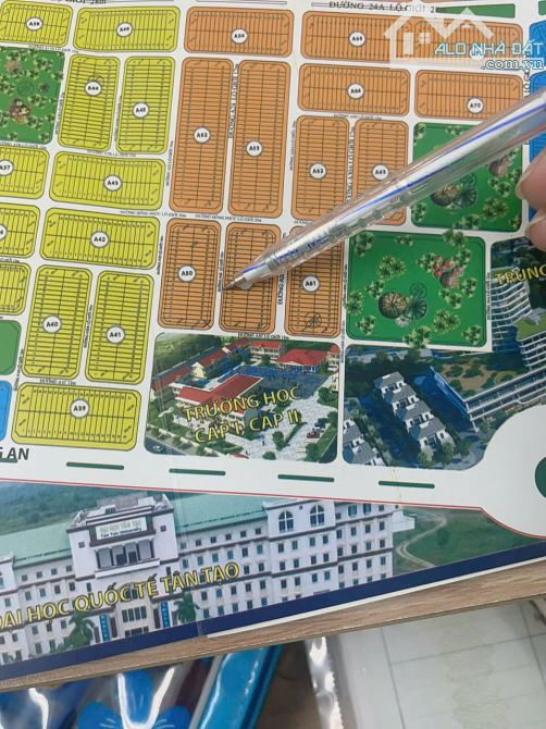 CHÍNH CHỦ BÁN LÔ ĐẤT KHU DÂN CƯ TÂN ĐỨC 125M2 GIÁ 1TY5 BAO SANG TÊN CÔNG CHỨNG