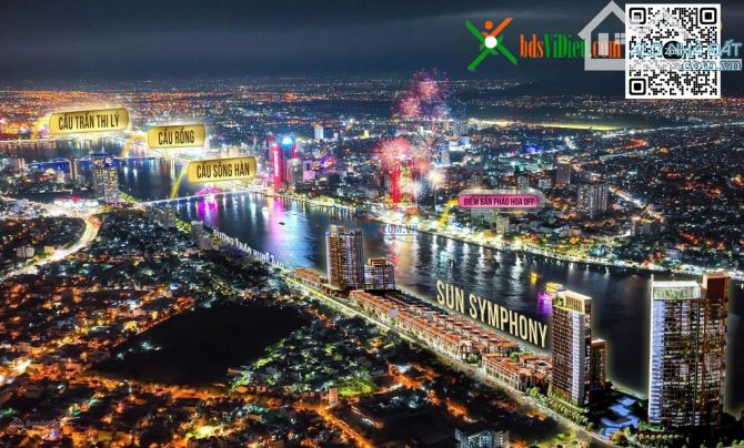 CĂN HỘ SUN SYMPHONY RESIDENCE VIEW TRỰC DIỆN SÔNG HÀN – DT 50M2, GIÁ 3 TỶ 850TR - DUY NHẤT