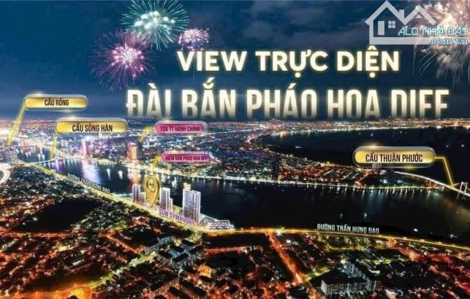 CĂN HỘ SUN SYMPHONY RESIDENCE VIEW TRỰC DIỆN SÔNG HÀN – DT 50M2, GIÁ 3 TỶ 850TR - DUY NHẤT
