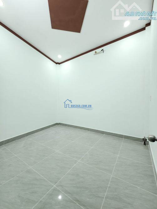 2,7 TỶ__4,5x14m__Bán nhà mới 1T1L__3PN__ mặt tiền kinh doanh gần ngã tư Miếu Ông Cù 500m