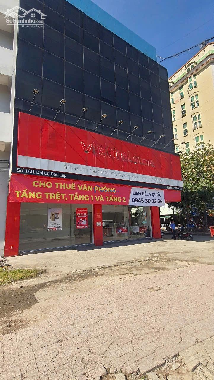 CHO THUÊ VĂN PHÒNG TẠI TP DĨ AN, DT 75 VÀ 175M2, MT12M. GIÁ TỪ 15TR/TH. LH:0945303236