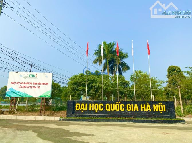 Lô Đất 2 Mặt Tền Sát Đại Lộ Thăng Long, Sát Cổng Chính DH Quốc Gia 76m2 Full Thổ Cư 1,7 Tỷ