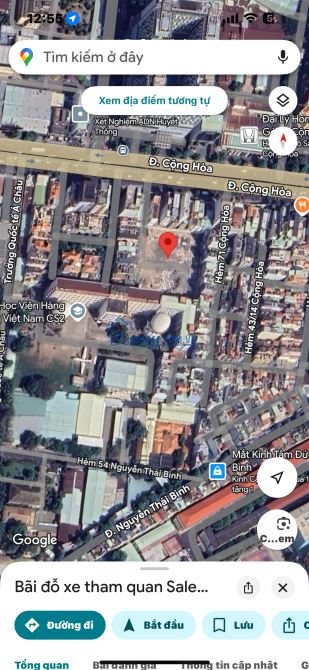Cho thuê 4.500m2 MT Cộng Hoà. P12. Tân Bình. Giá 400tr/tháng