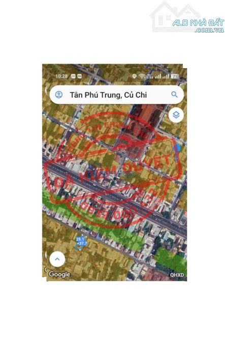 Lô góc 203m2 Tân Phú Trung, Củ Chi có sẵn nhà cấp 4 chủ gửi bán gấp giá rẻ chỉ 780 triệu