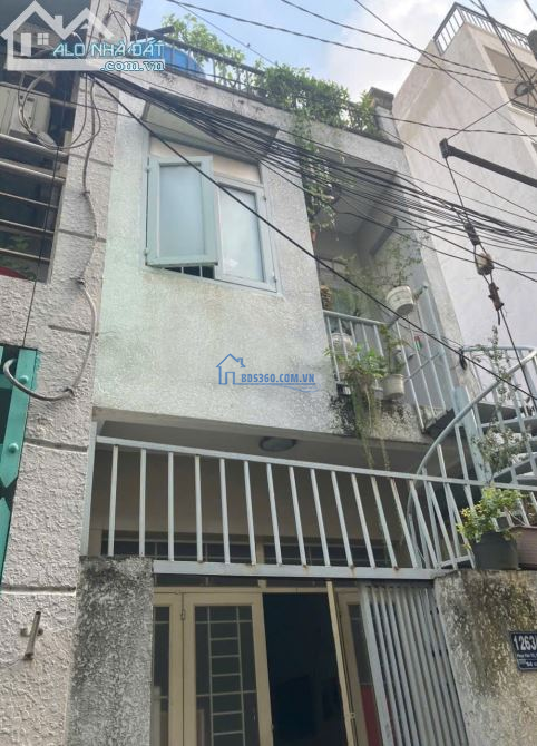 CHÍNH CHỦ BÁN NHÀ 1T1L HẺM 1269 PHAN VĂN TRỊ, PHƯỜNG 10, Q.GÒ VẤP - ĐỐI DIỆN KHU CITYLAND